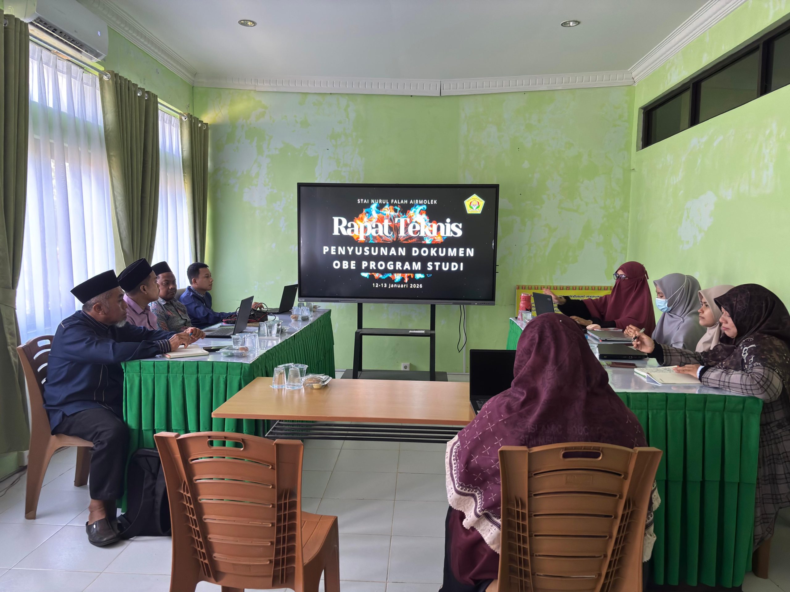 Rapat Teknis Penyusunan Dokumen OBE Program Studi STAI Nurul Falah Airmolek Rapat Teknis Penyusunan Dokumen OBE Program Studi STAI Nurul Falah Airmolek