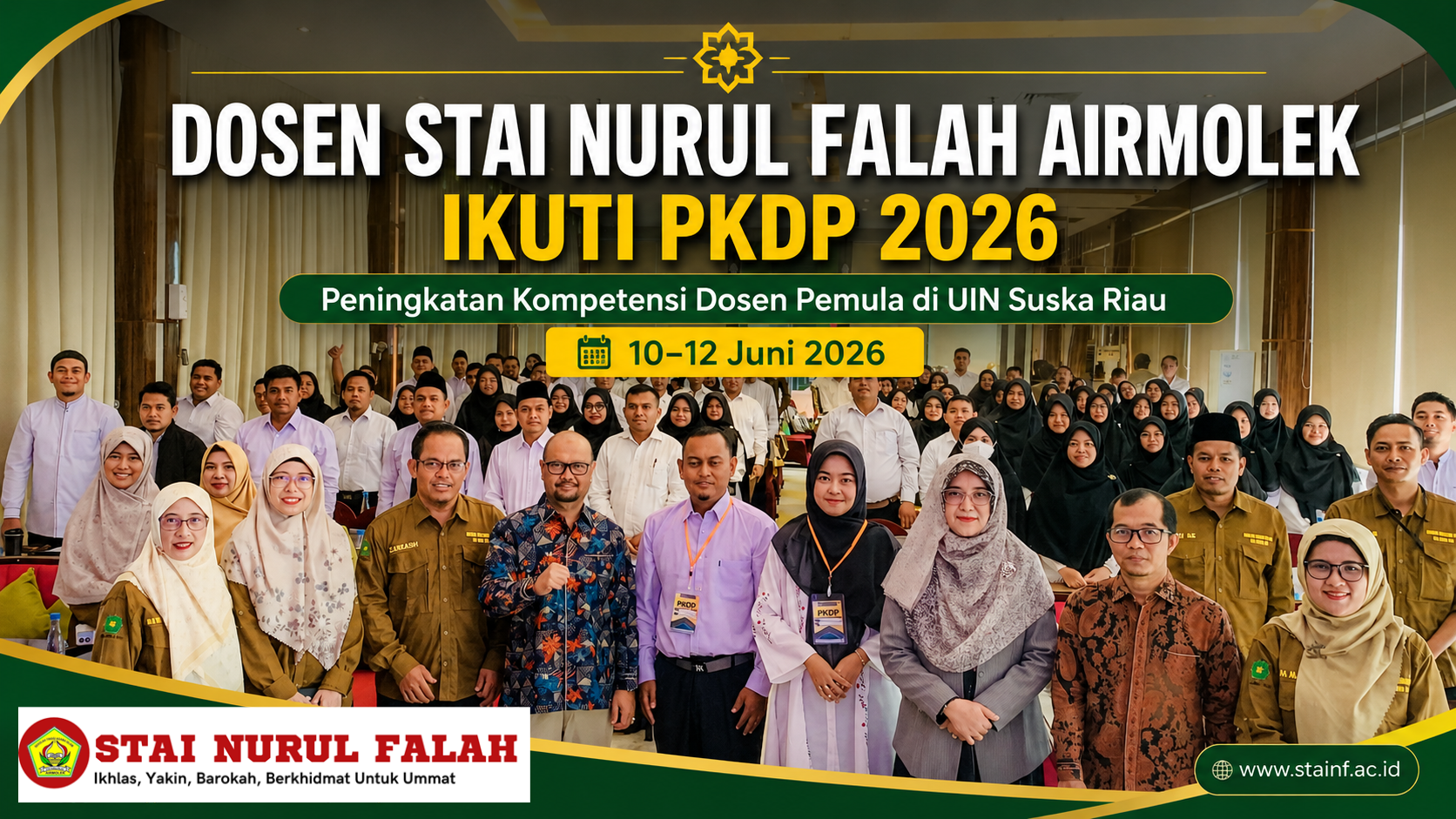 DOSEN STAI NURUL FALAH AIRMOLEK IKUTI PKDP 2026 DOSEN STAI NURUL FALAH AIRMOLEK IKUTI PKDP 2026